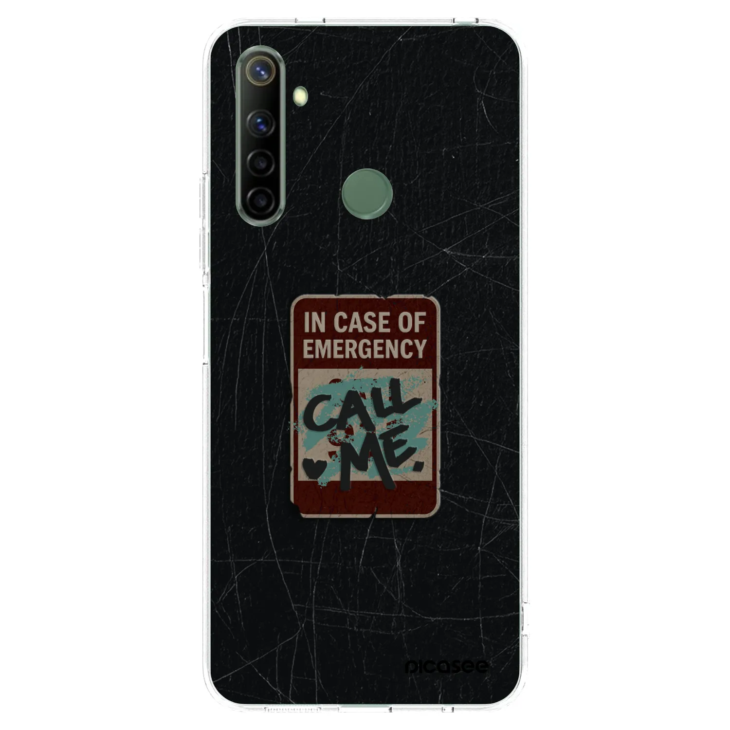 Picasee Realme 6i Hülle - Transparentes Silikon - EMERGENCY