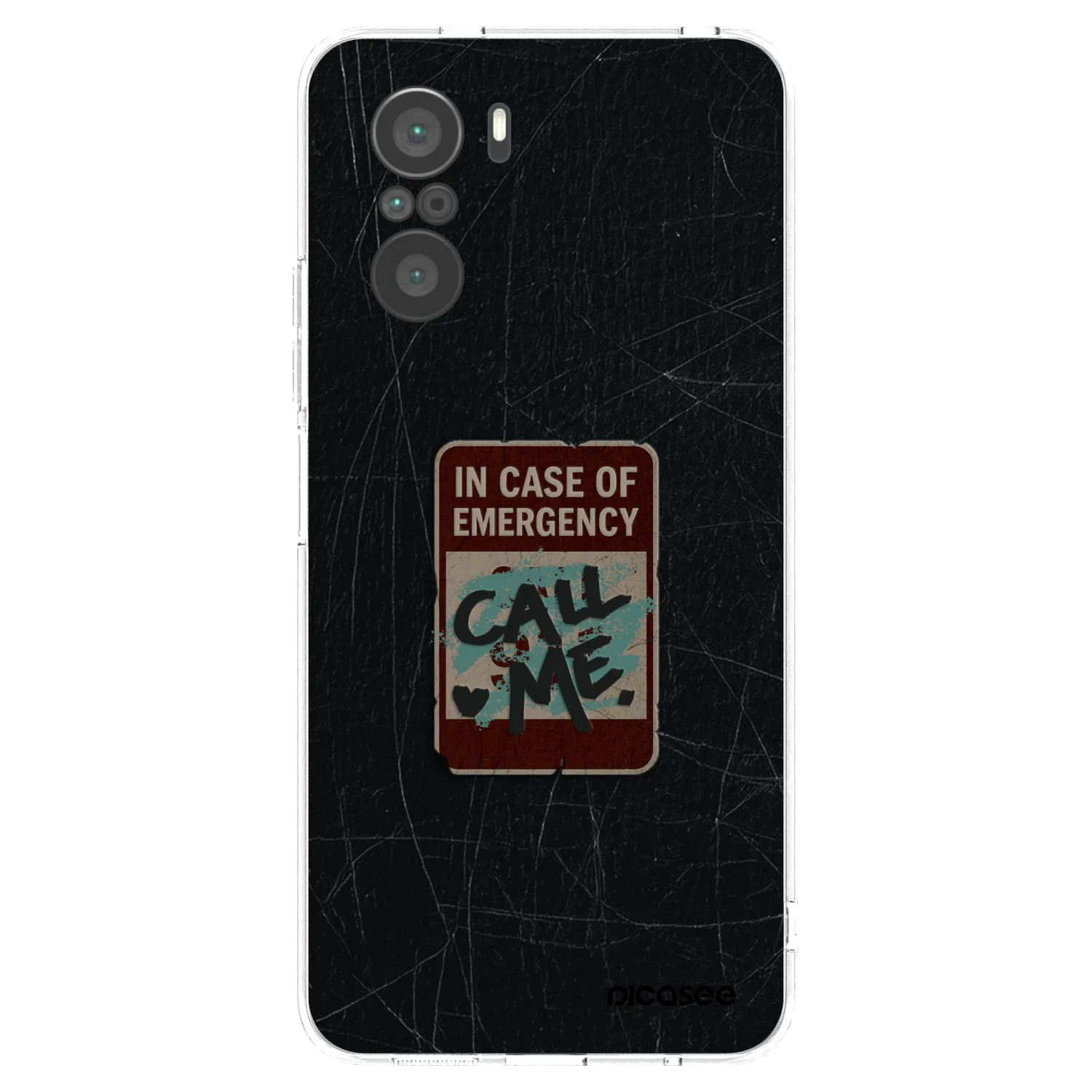 Picasee Xiaomi Poco F3 Hülle - Transparentes Silikon - EMERGENCY