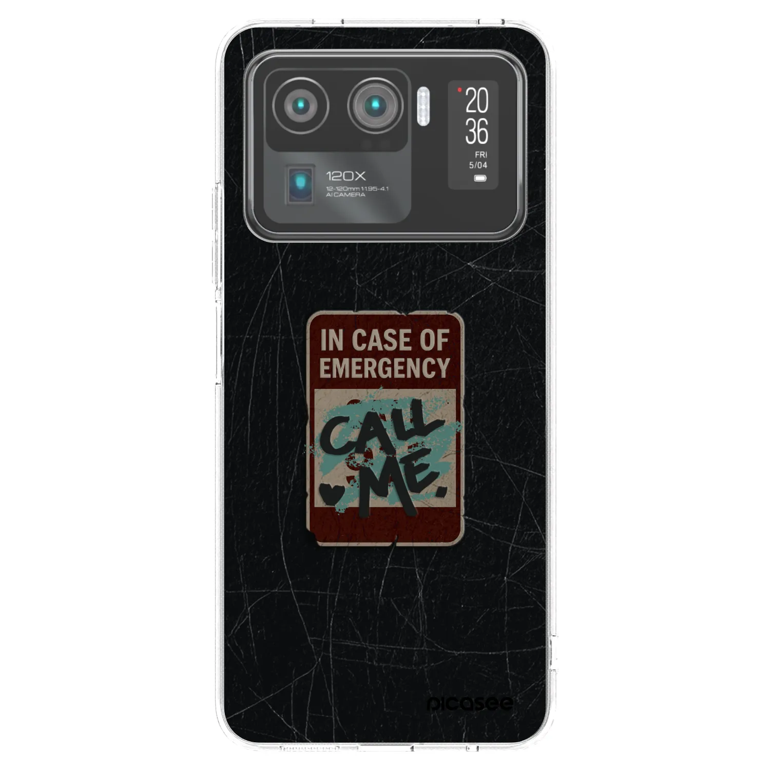 Picasee Xiaomi Mi 11 Ultra Hülle - Transparentes Silikon - EMERGENCY