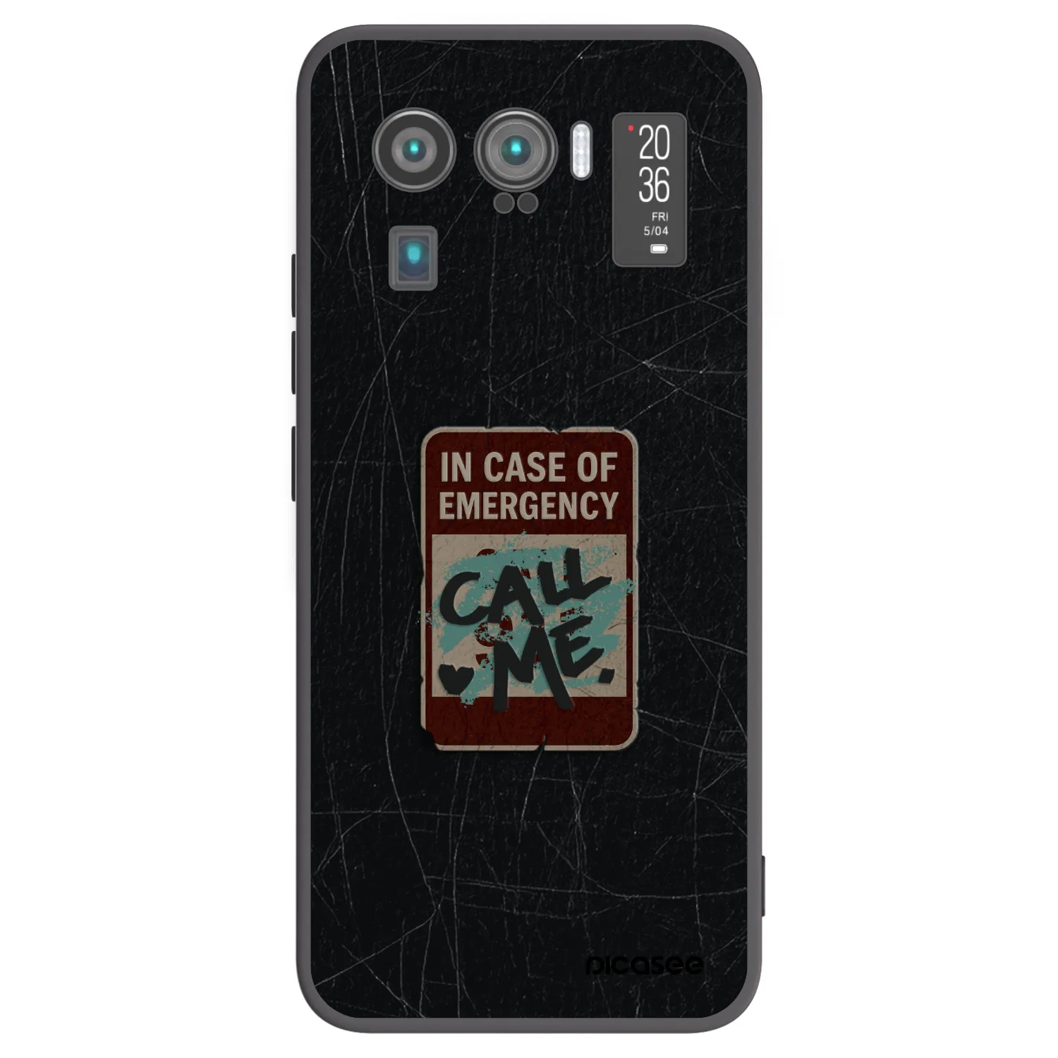Picasee Xiaomi Mi 11 Ultra Hülle - Schwarzes Silikon - EMERGENCY