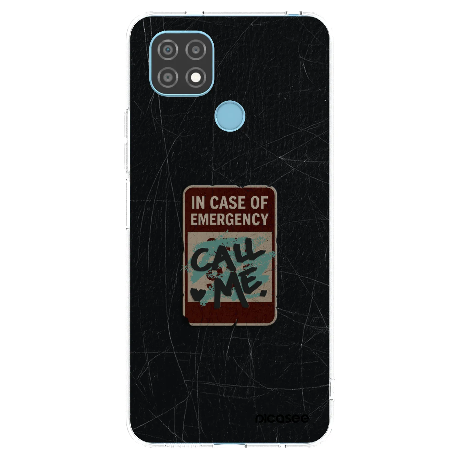 Picasee Realme C21 Hülle - Transparentes Silikon - EMERGENCY
