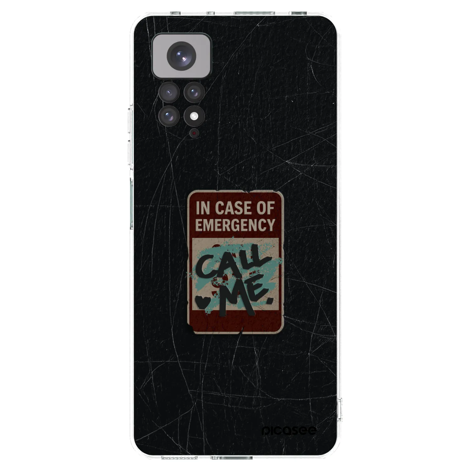 Picasee Xiaomi Redmi Note 11 Hülle - Transparentes Silikon - EMERGENCY