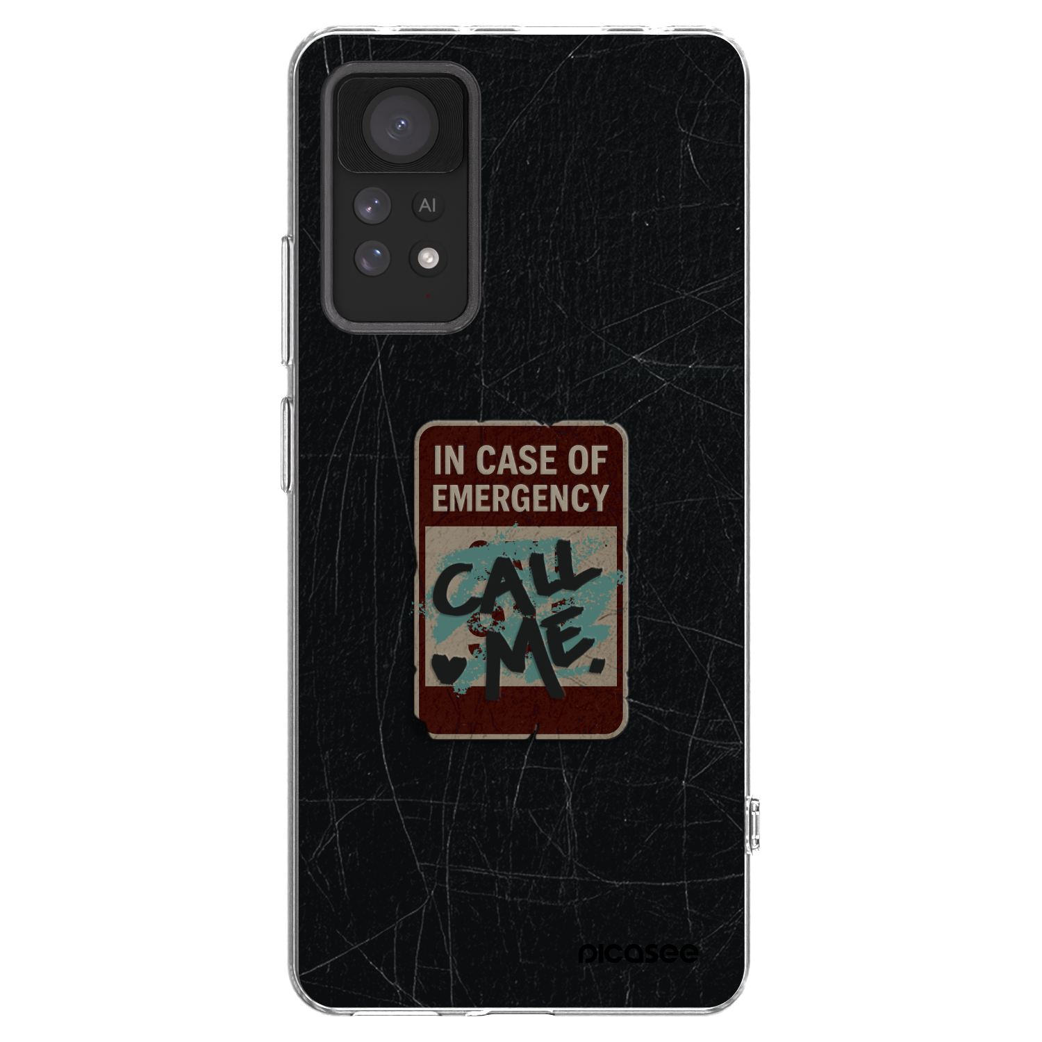 Picasee Xiaomi Redmi Note 11 Pro 5G Hülle - Transparentes Silikon - EMERGENCY