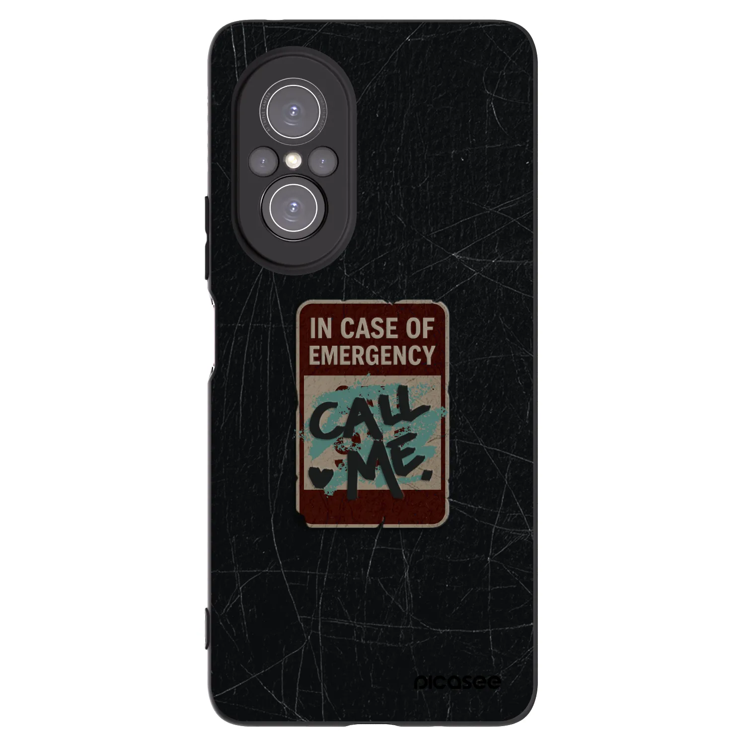 Picasee Huawei Nova 9 SE Hülle - Schwarzes Silikon - EMERGENCY