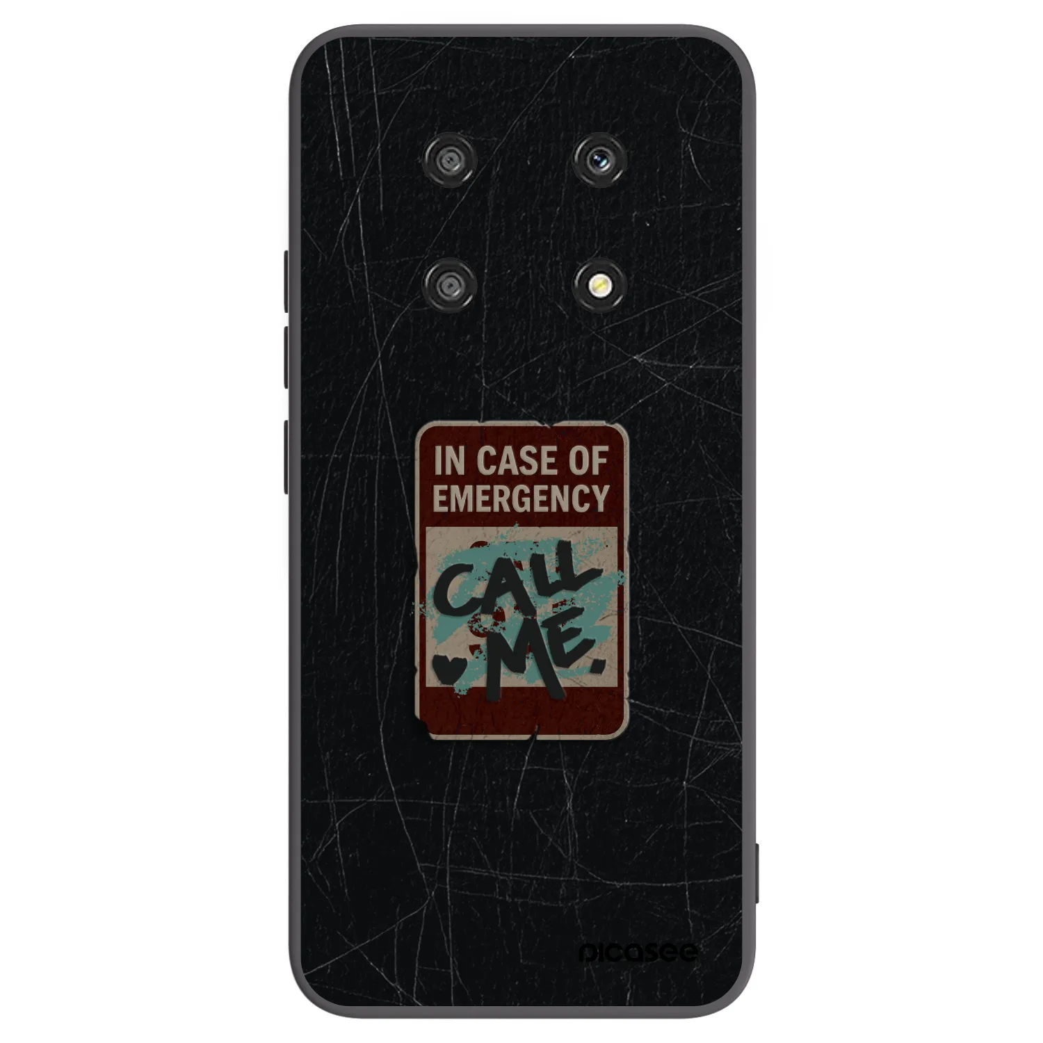 Picasee Honor Magic4 Lite 5G Hülle - Schwarzes Silikon - EMERGENCY