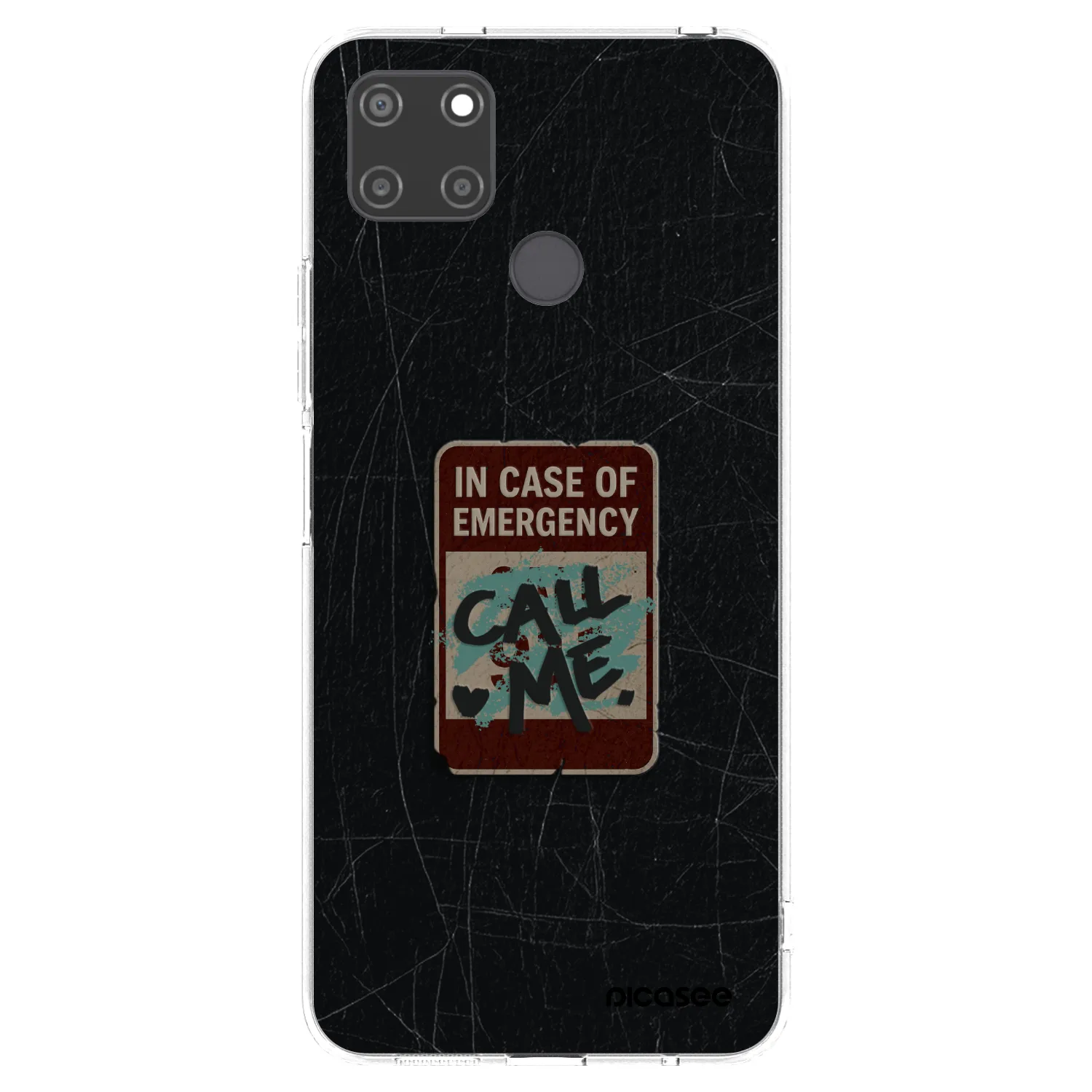 Picasee Realme C21Y Hülle - Transparentes Silikon - EMERGENCY