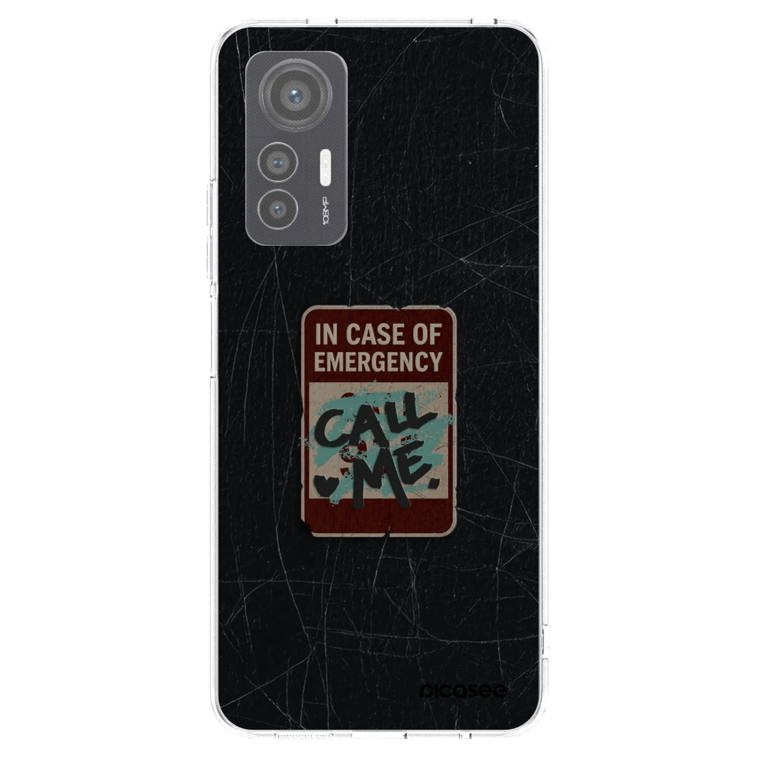 Picasee Xiaomi 12 Lite Hülle - Transparentes Silikon - EMERGENCY