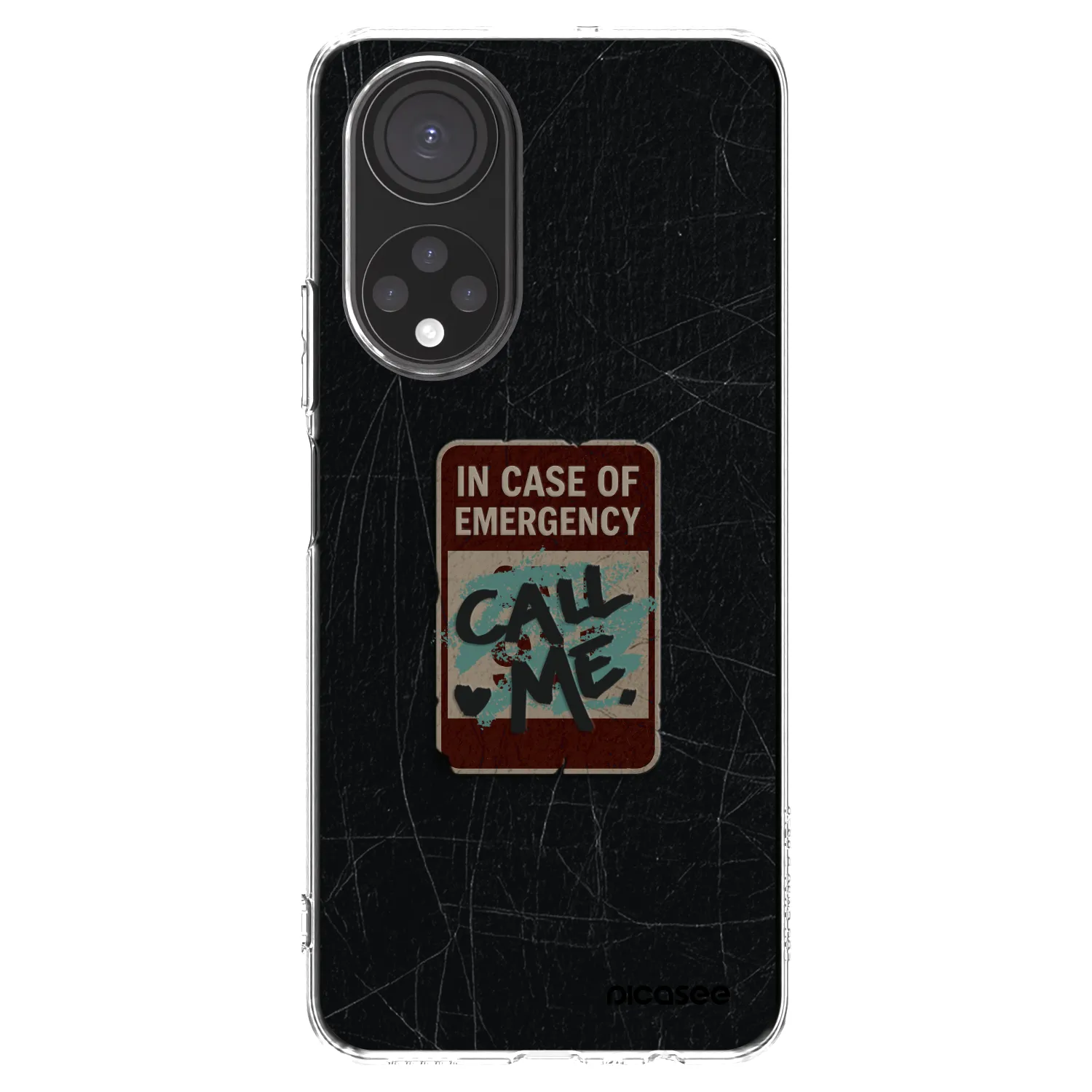 Picasee Honor X7 Hülle - Transparentes Silikon - EMERGENCY