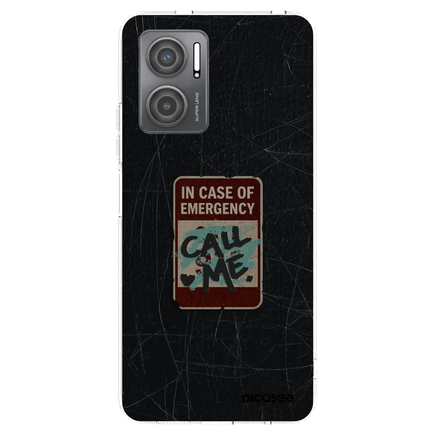 Picasee Xiaomi Redmi 10 5G Hülle - Transparentes Silikon - EMERGENCY