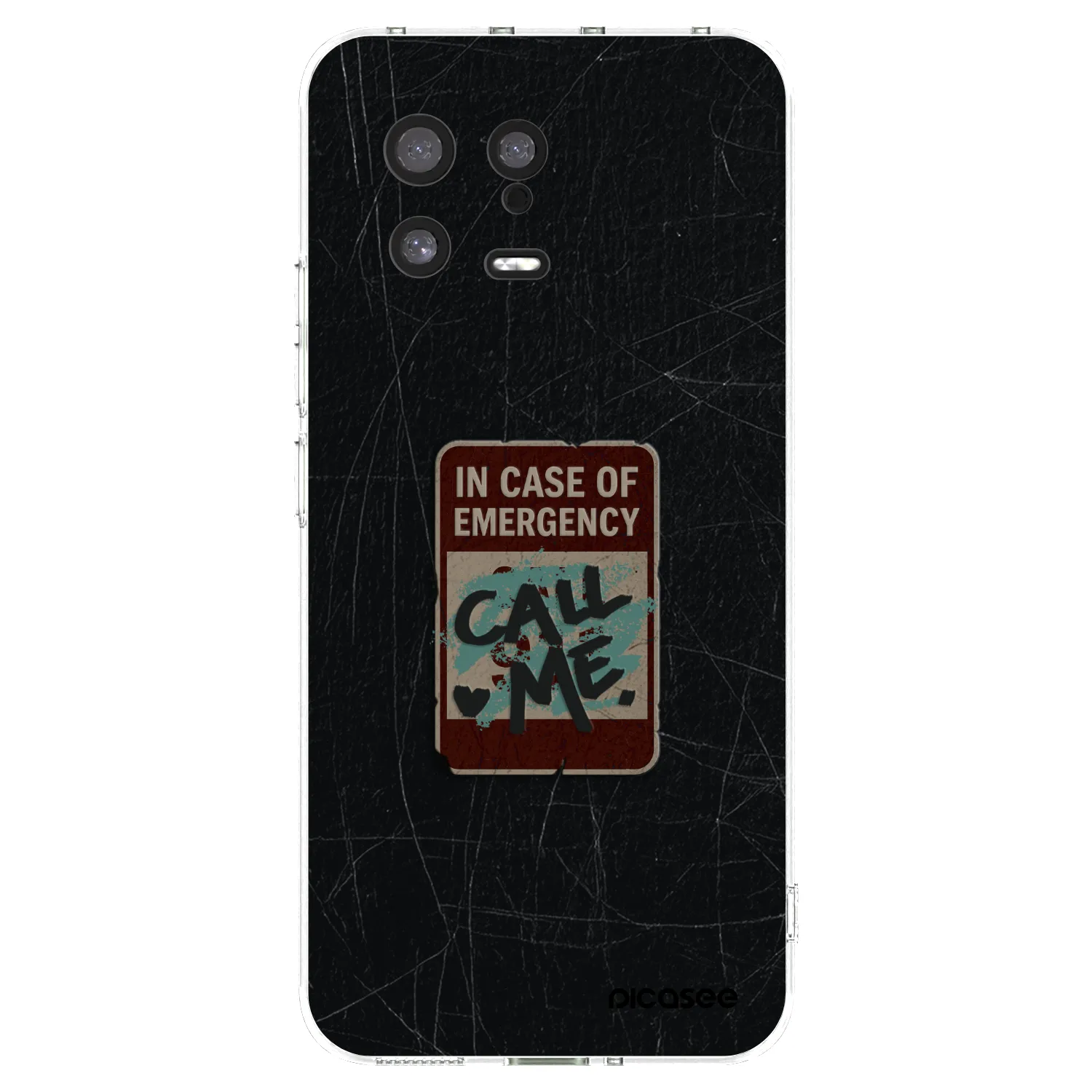 Picasee Xiaomi 13 Hülle - Transparentes Silikon - EMERGENCY