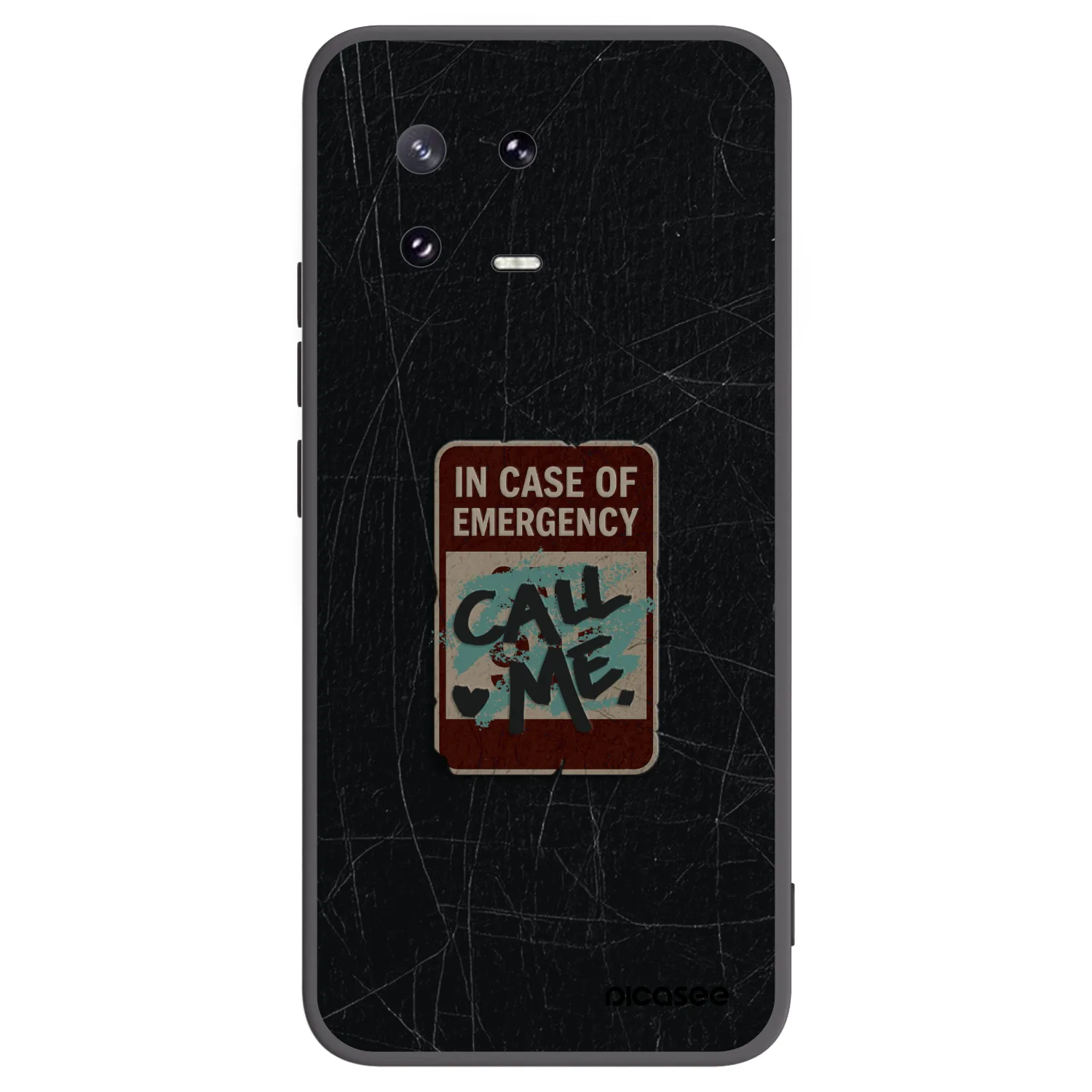 Picasee Xiaomi 13 Pro Hülle - Schwarzes Silikon - EMERGENCY