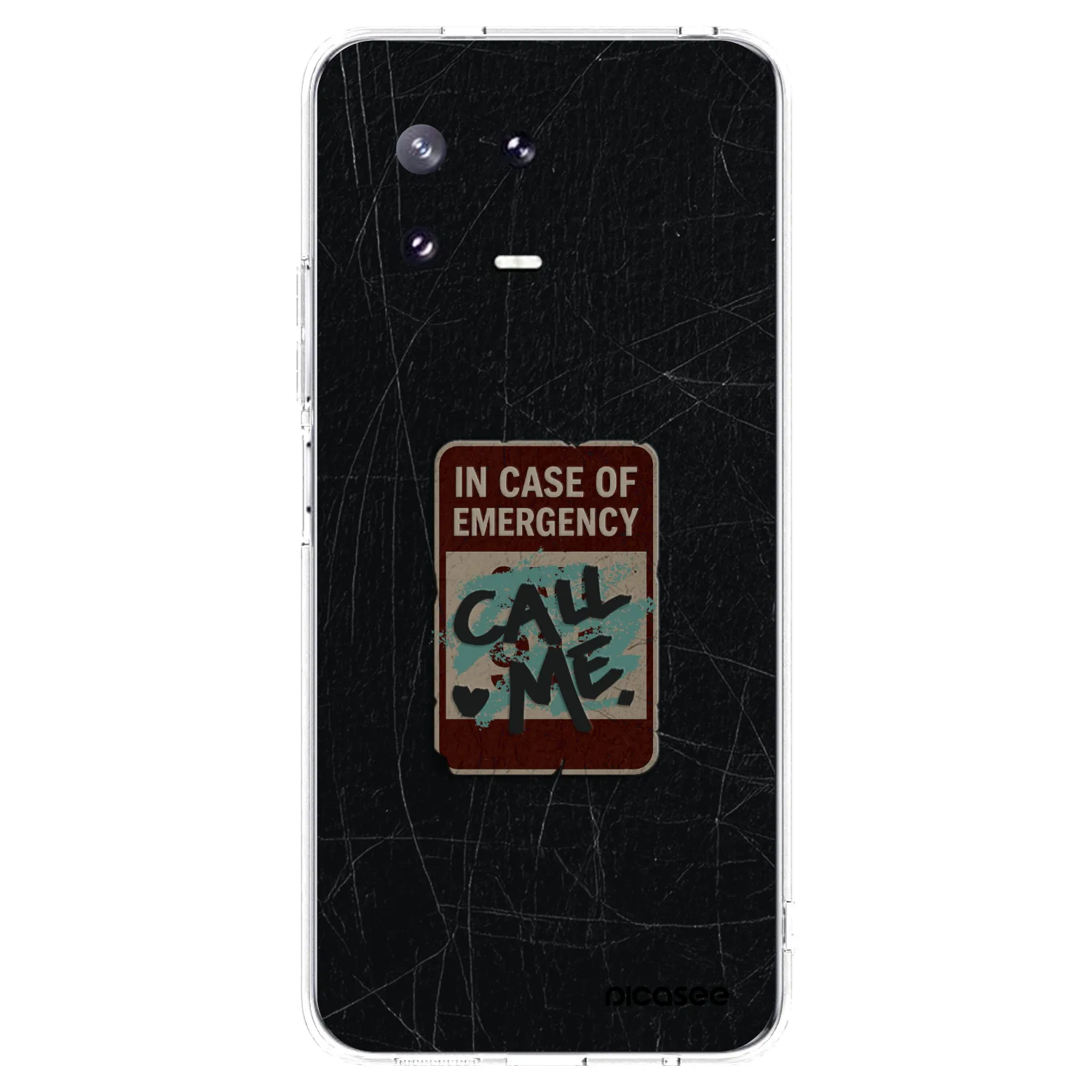Picasee Xiaomi 13 Pro Hülle - Transparentes Silikon - EMERGENCY