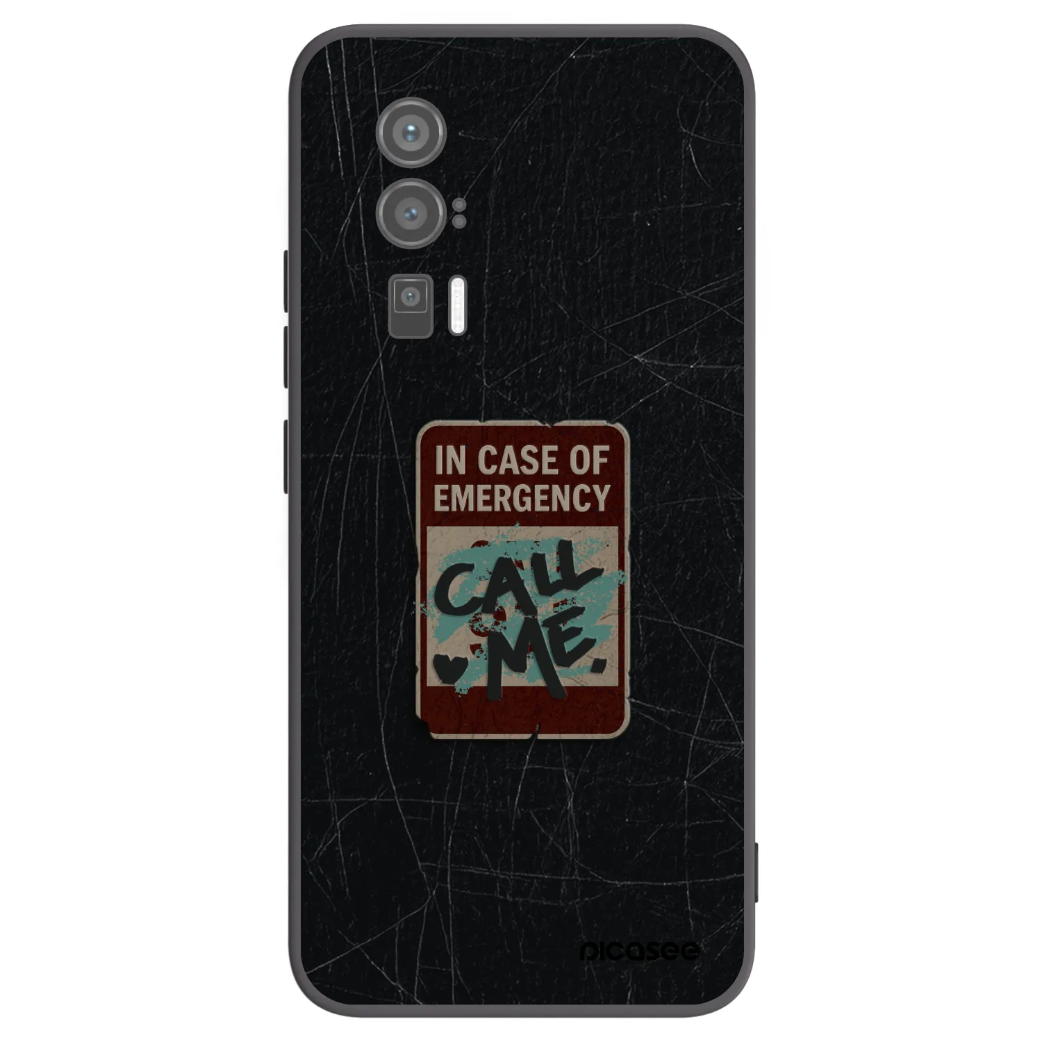 Picasee Xiaomi Poco F5 Pro 5G Hülle - Schwarzes Silikon - EMERGENCY