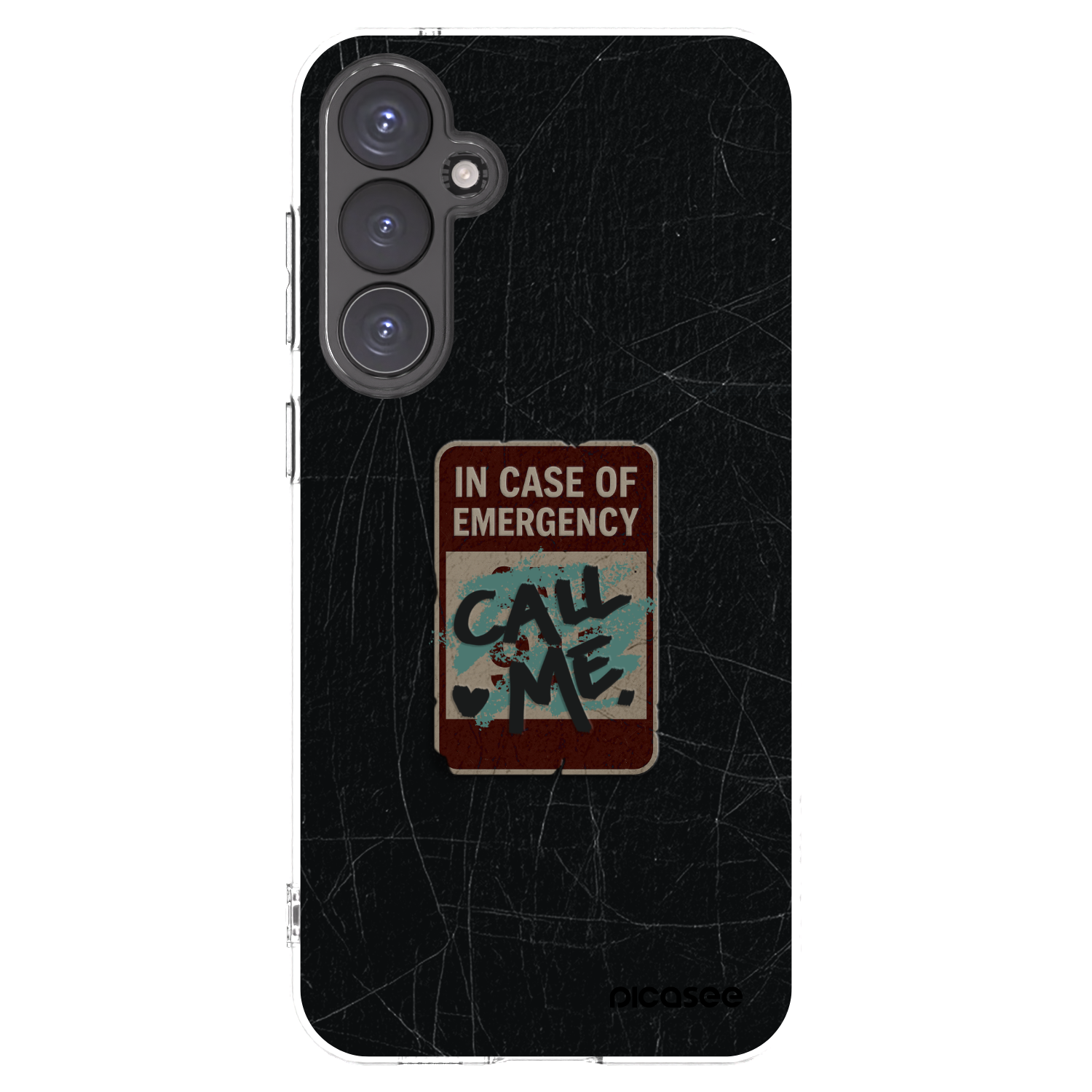 Picasee Samsung Galaxy S23 FE S711B Hülle - Transparentes Silikon - EMERGENCY