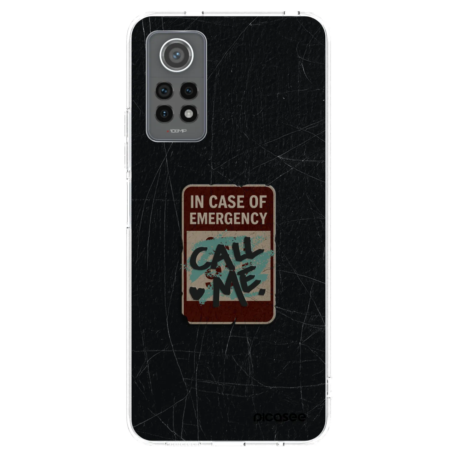 Picasee Xiaomi Redmi Note 12 Pro 4G Hülle - Transparentes Silikon - EMERGENCY