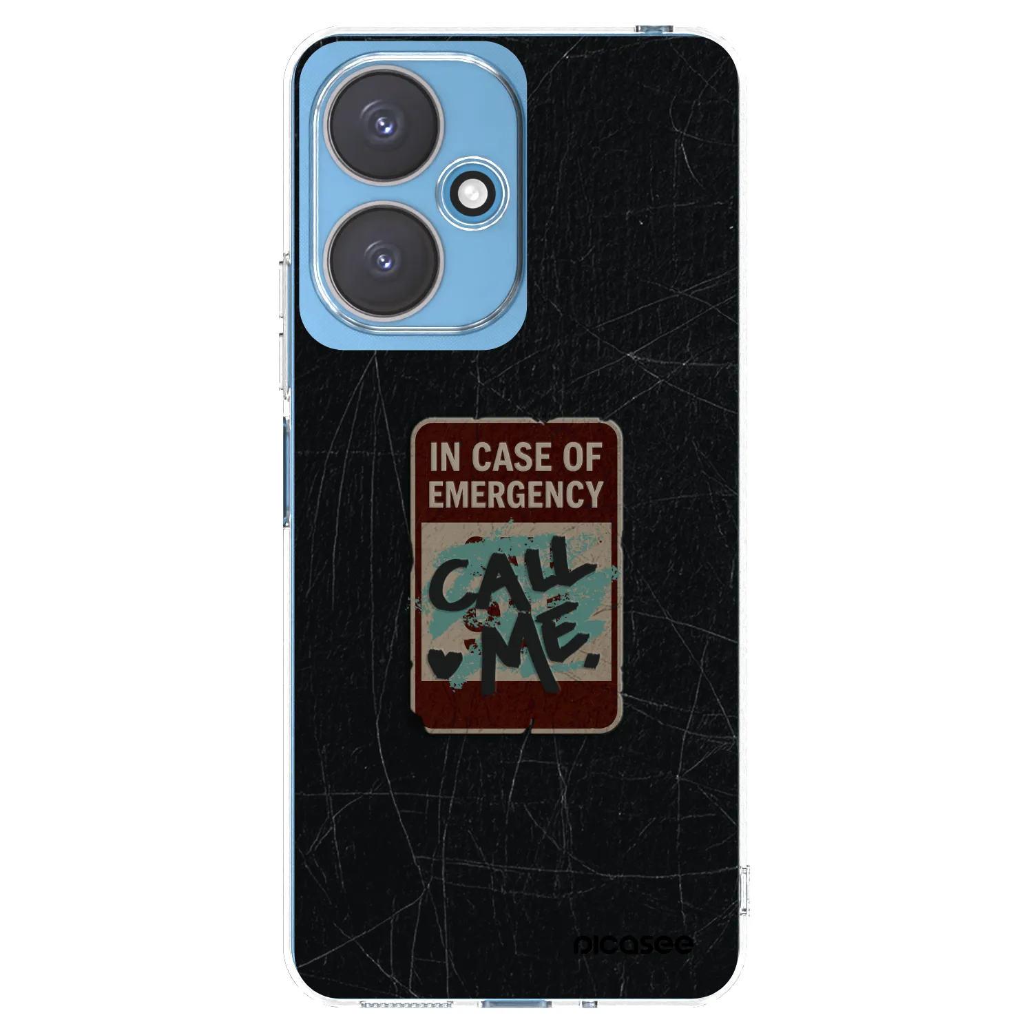 Picasee Xiaomi Redmi 13C 5G Hülle - Transparentes Silikon - EMERGENCY