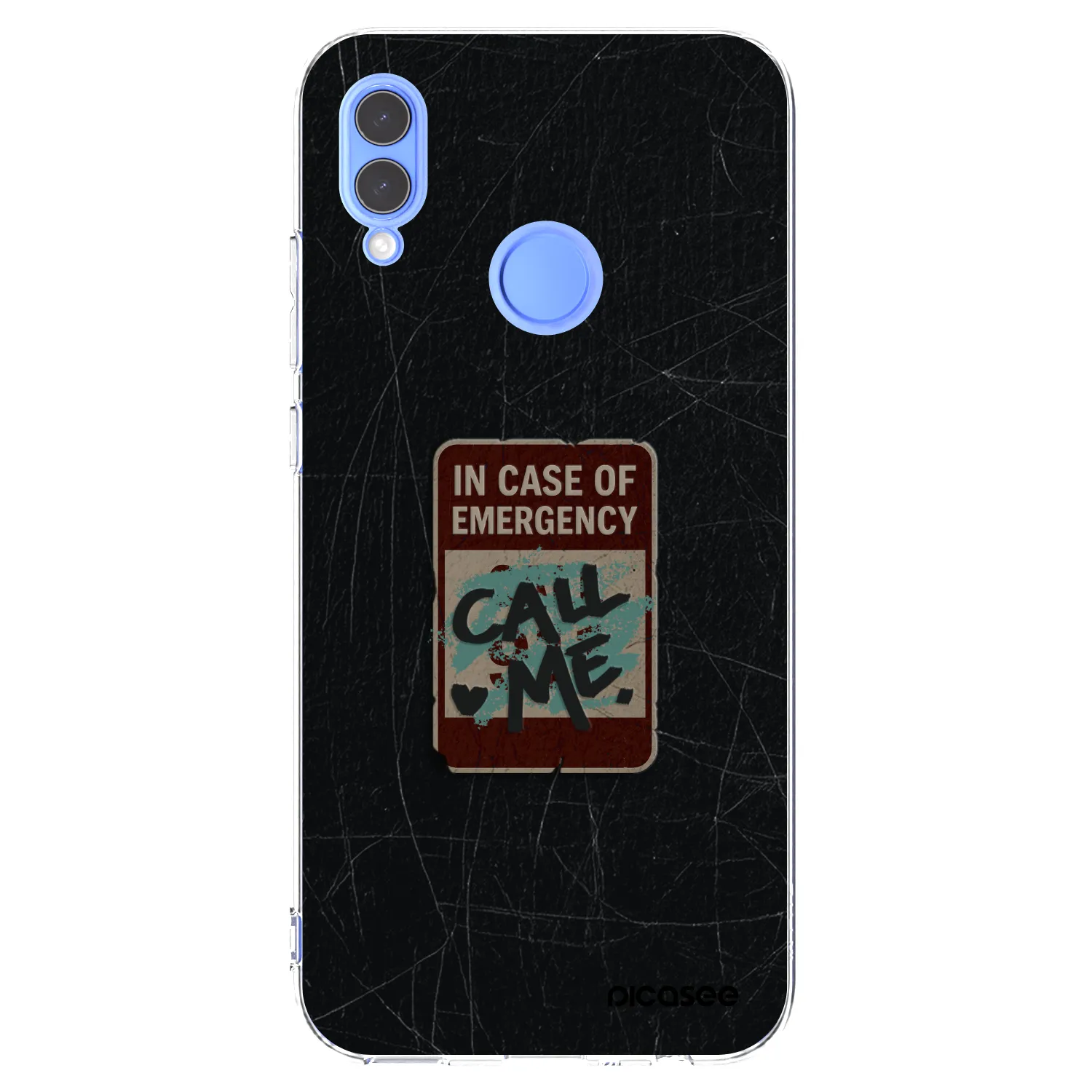 Picasee Honor 10 Lite Hülle - Transparentes Silikon - EMERGENCY