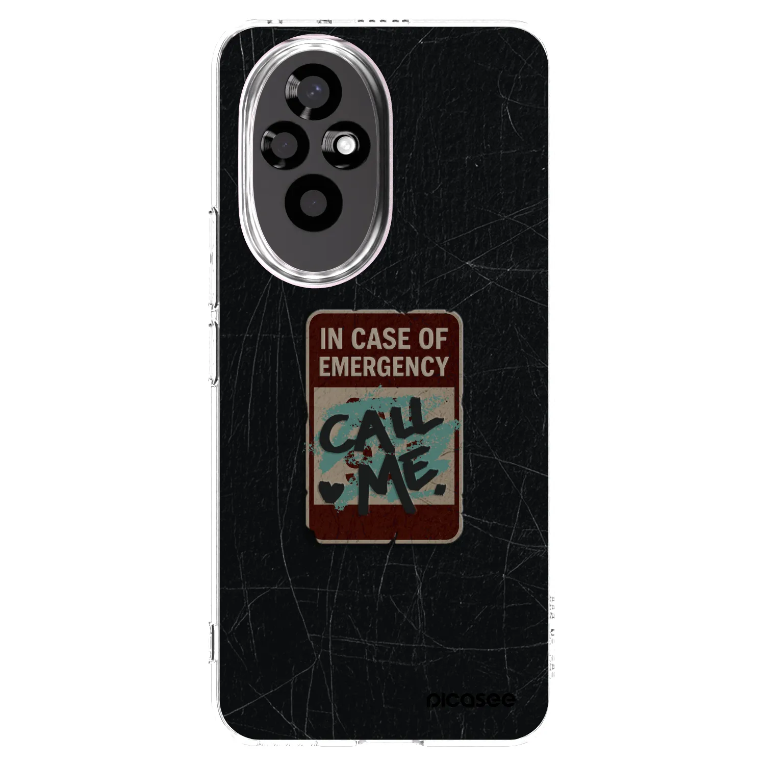 Picasee Honor 200 Pro 5G Hülle - Transparentes Silikon - EMERGENCY