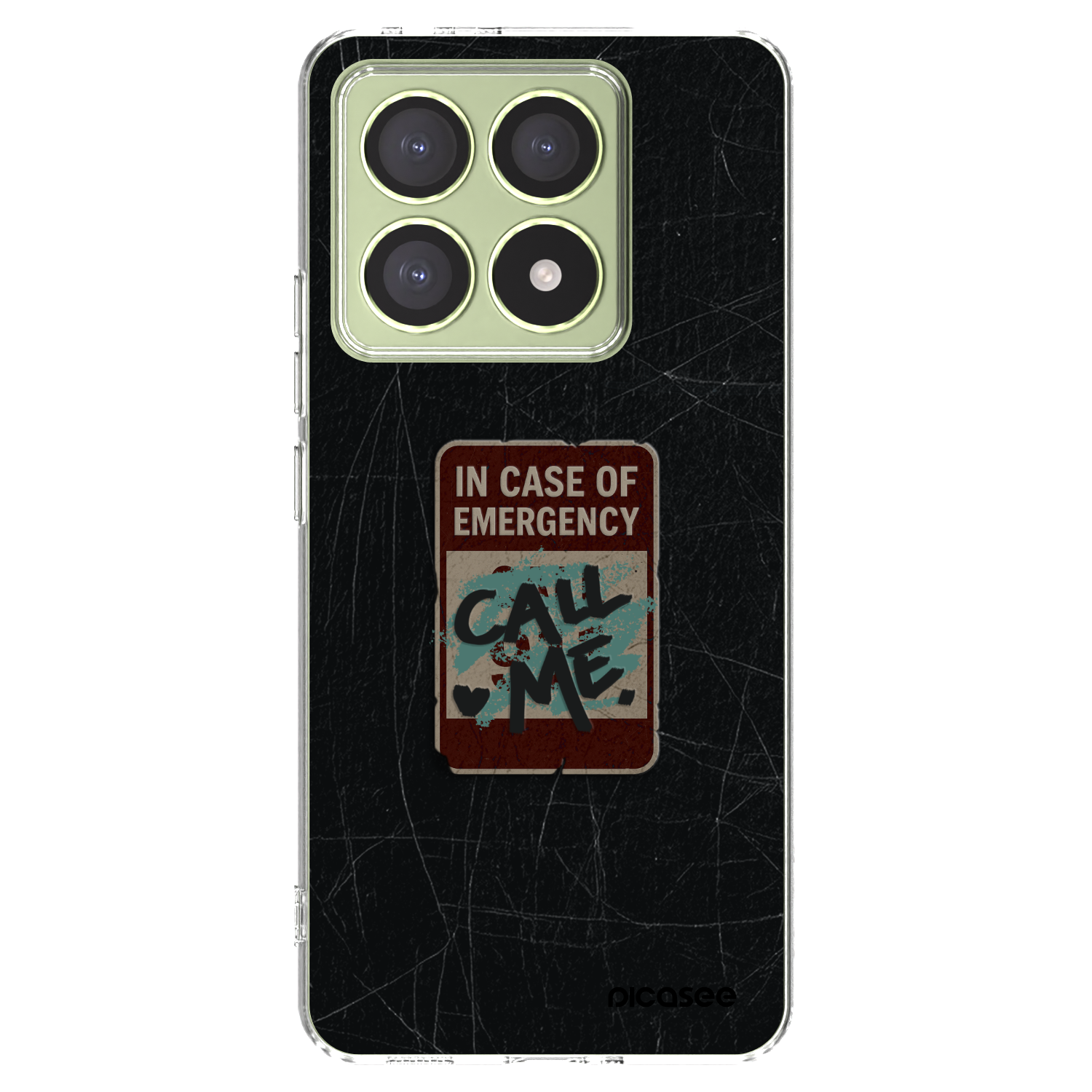 Picasee Xiaomi 14T Hülle - Transparentes Silikon - EMERGENCY