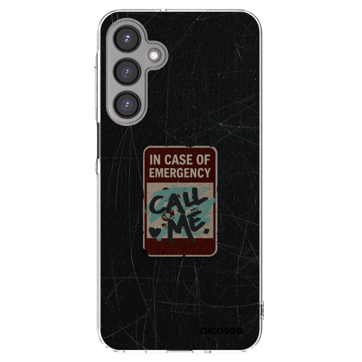 Picasee Samsung Galaxy A16 5G Hülle - Transparentes Silikon - EMERGENCY