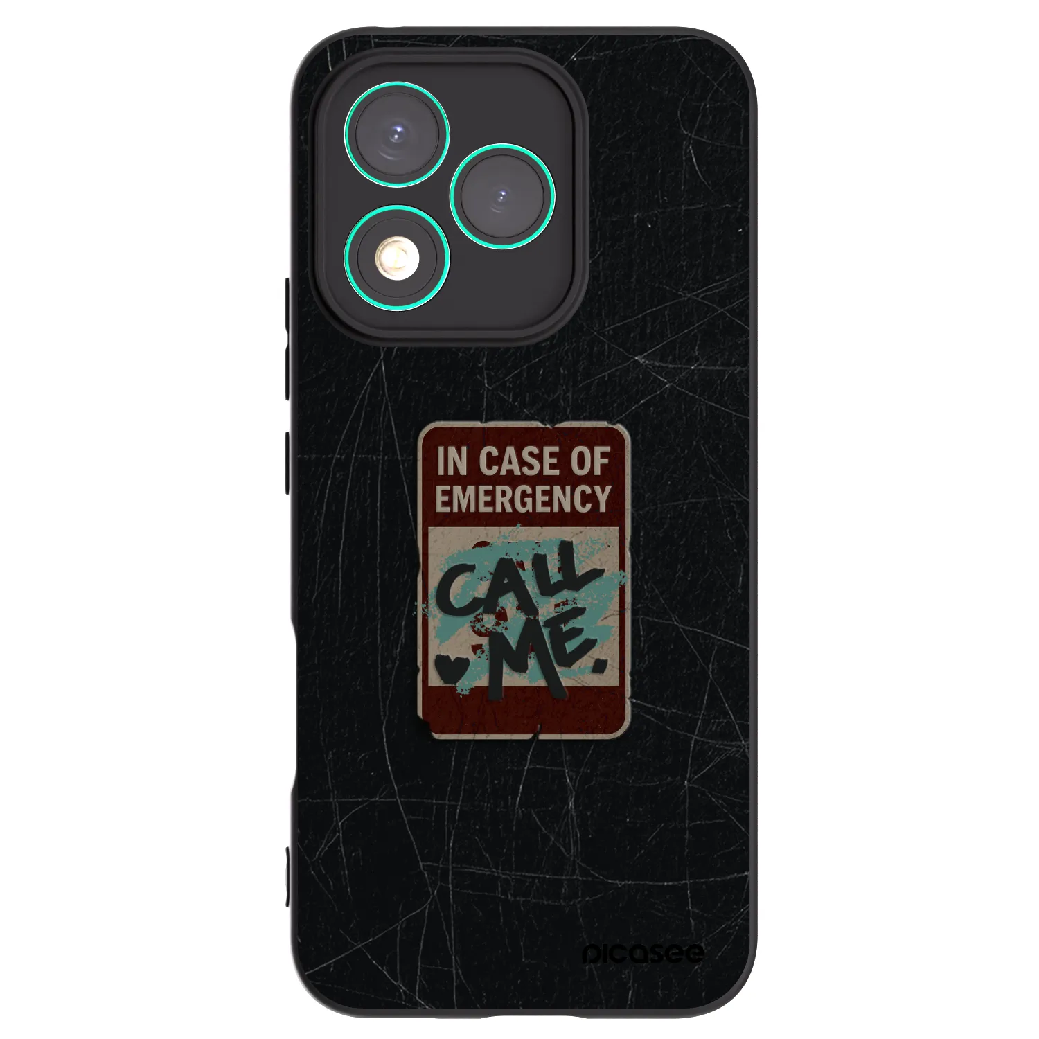 Picasee Honor 400 Lite 5G Hülle - Schwarzes Silikon - EMERGENCY