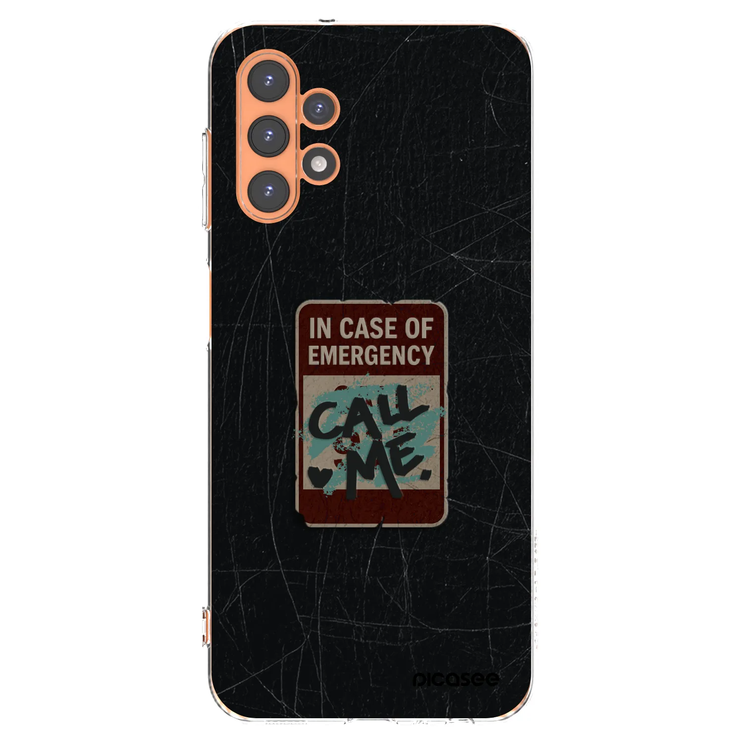 Picasee Samsung Galaxy A13 5G Hülle - Transparentes Silikon - EMERGENCY