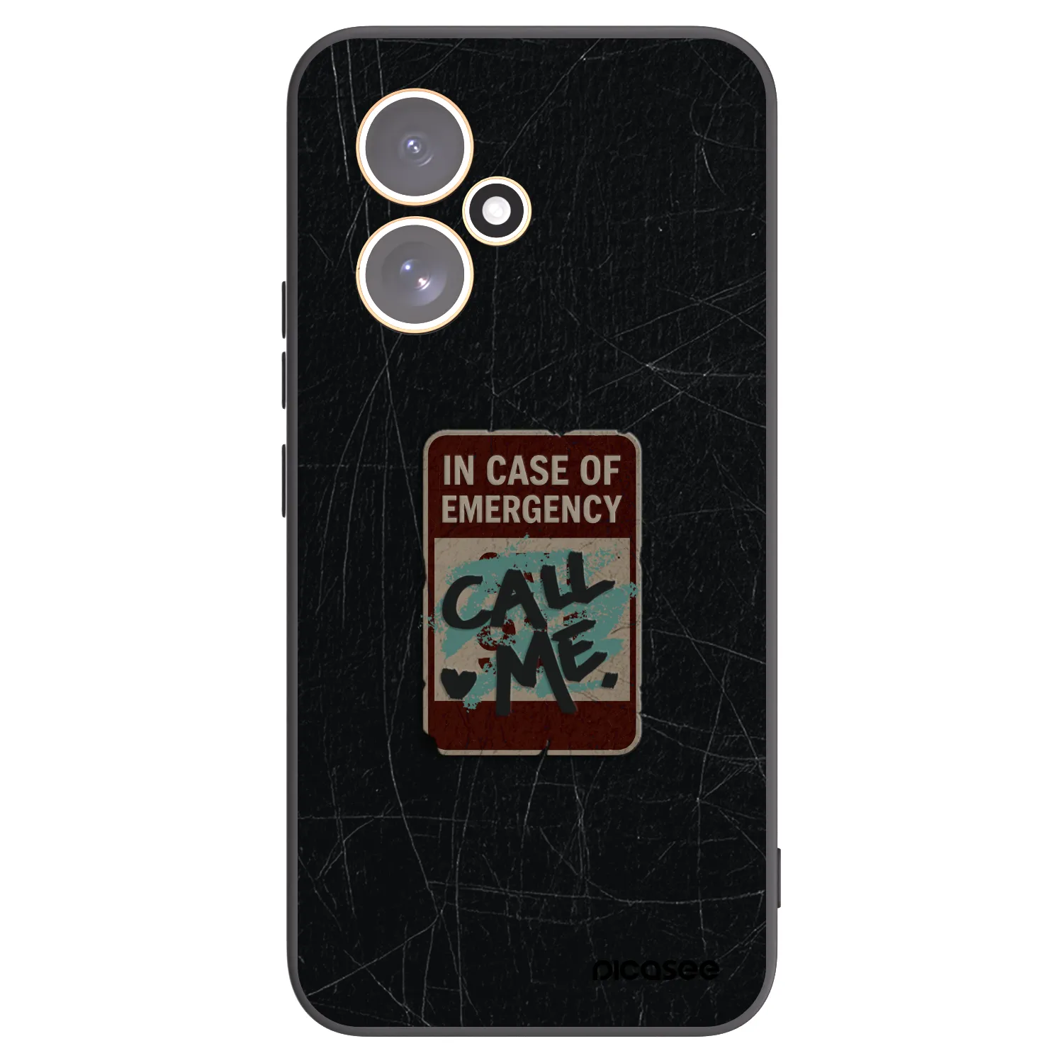 Picasee Honor 400 5G Hülle - Schwarzes Silikon - EMERGENCY