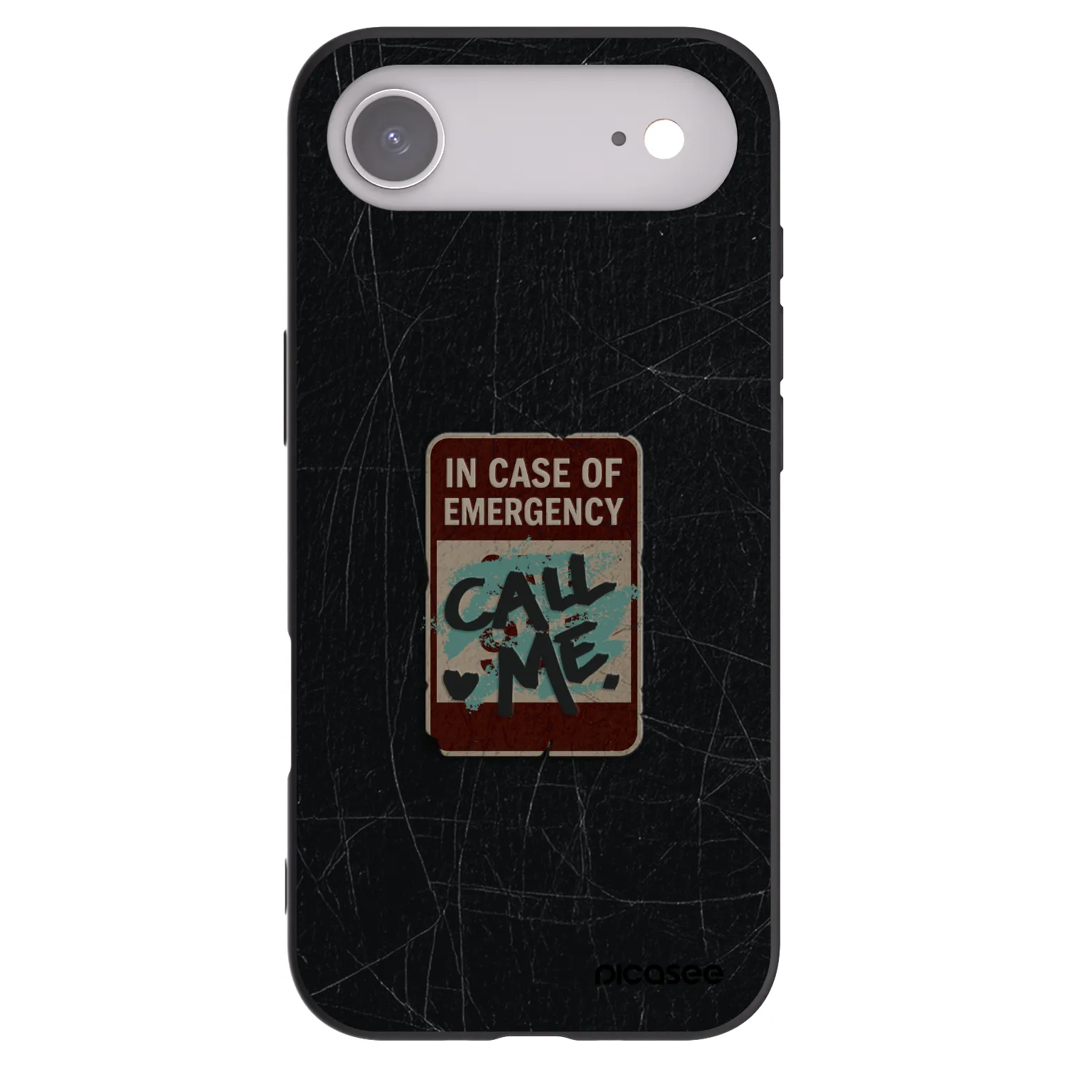 Picasee Apple iPhone Air Hülle - Schwarzes Silikon - EMERGENCY