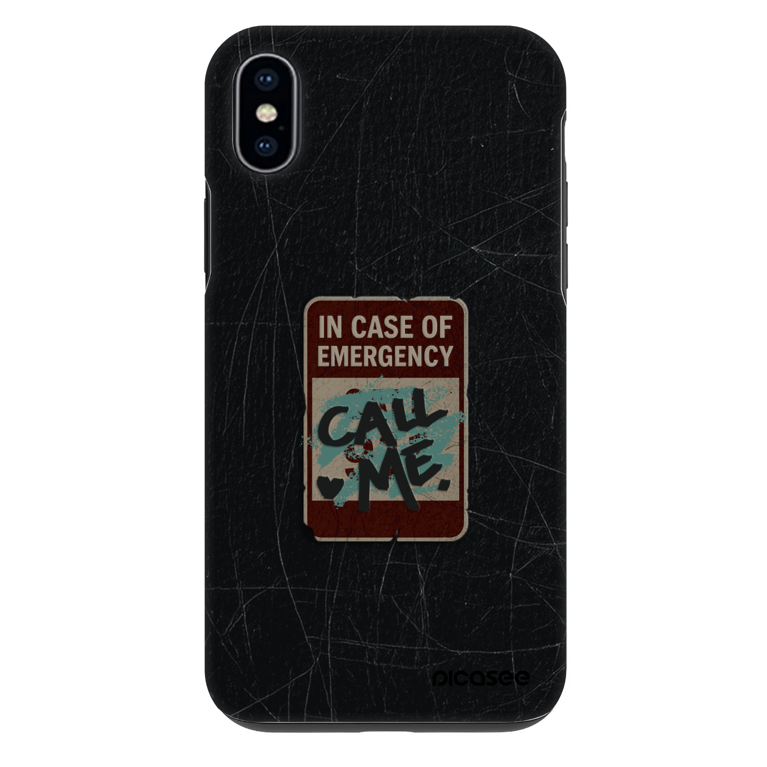 Picasee Fashion Case für Apple iPhone XS Max - EMERGENCY