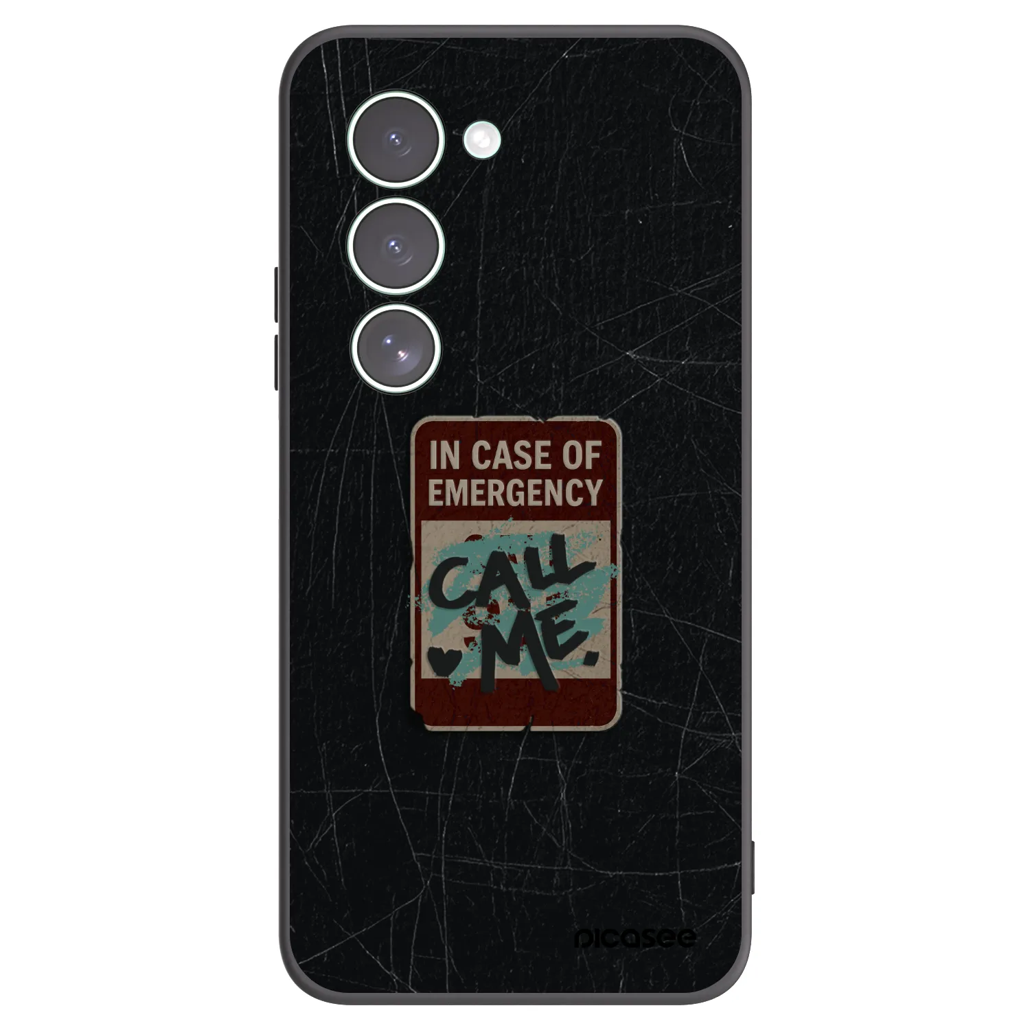 Picasee Xiaomi Redmi 15 5G Hülle - Schwarzes Silikon - EMERGENCY