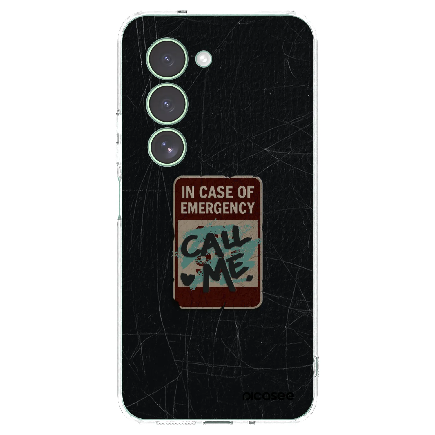 Picasee Xiaomi Redmi 15 5G Hülle - Transparentes Silikon - EMERGENCY