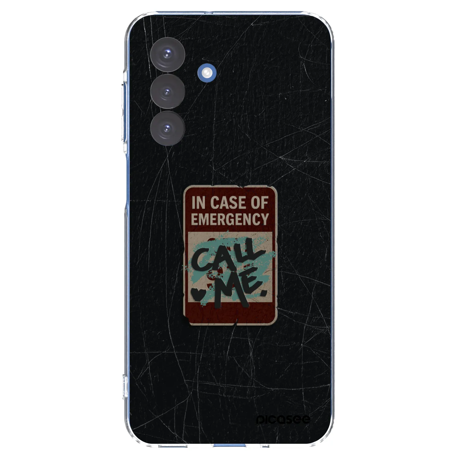 Picasee Samsung Galaxy A17 5G Hülle - Transparentes Silikon - EMERGENCY
