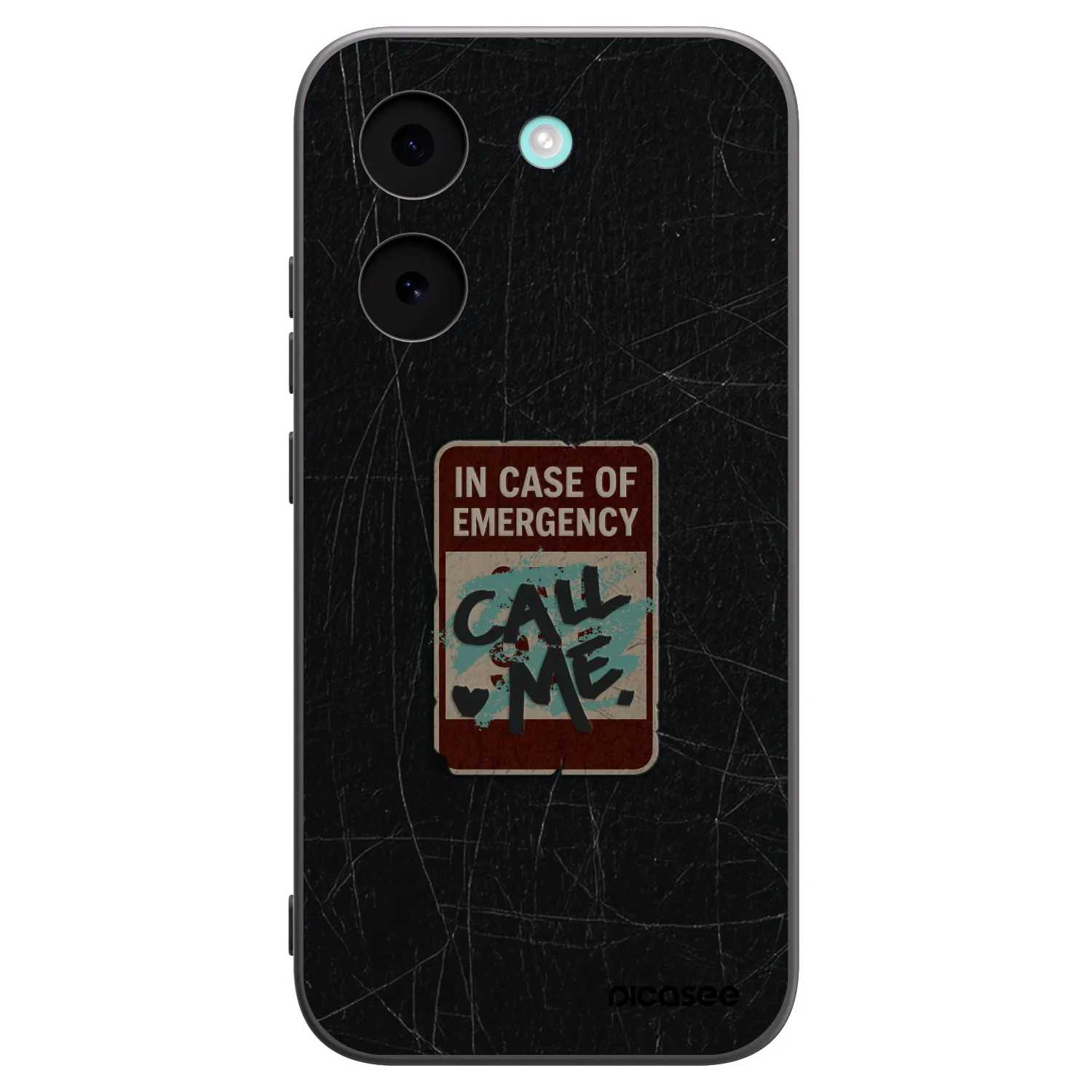 Picasee Xiaomi Poco X8 Pro Hülle - Schwarzes Silikon - EMERGENCY