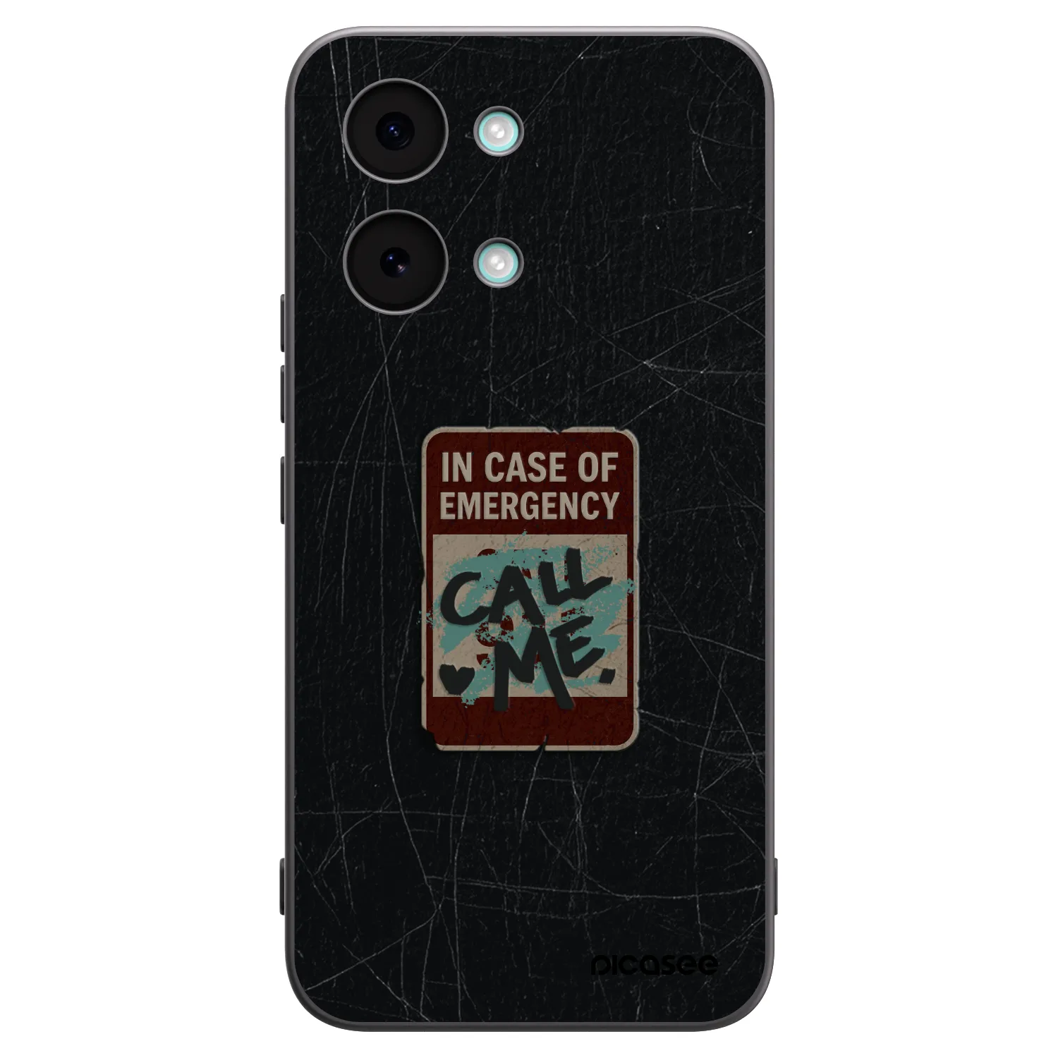 Picasee Xiaomi Poco X8 Pro Max Hülle - Schwarzes Silikon - EMERGENCY