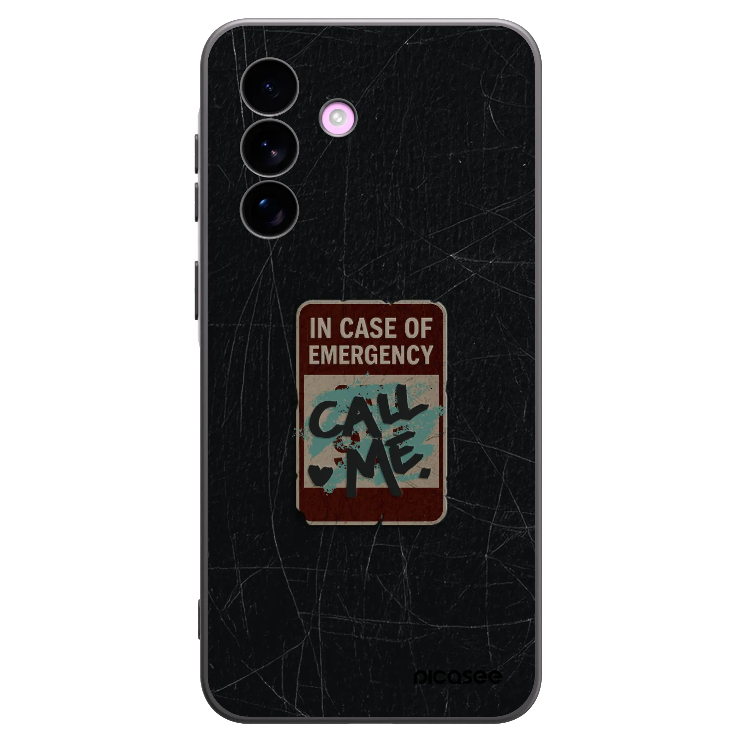 Picasee Samsung Galaxy A57 5G Hülle - Schwarzes Silikon - EMERGENCY