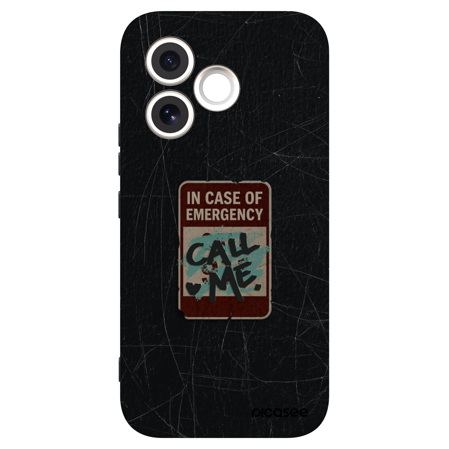 Picasee Honor 600 Lite Hülle - Schwarzes Silikon - EMERGENCY