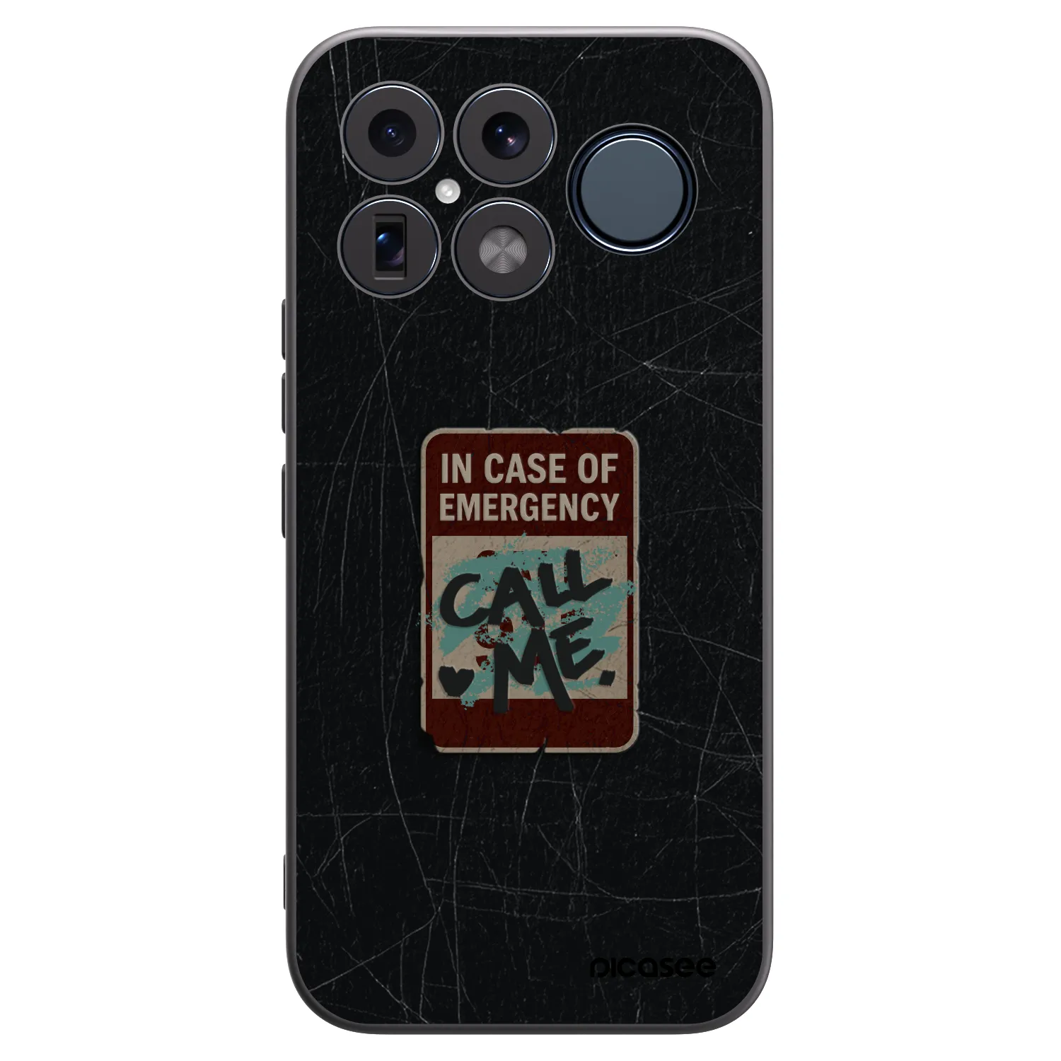 Picasee Xiaomi Poco F8 Ultra Hülle - Schwarzes Silikon - EMERGENCY