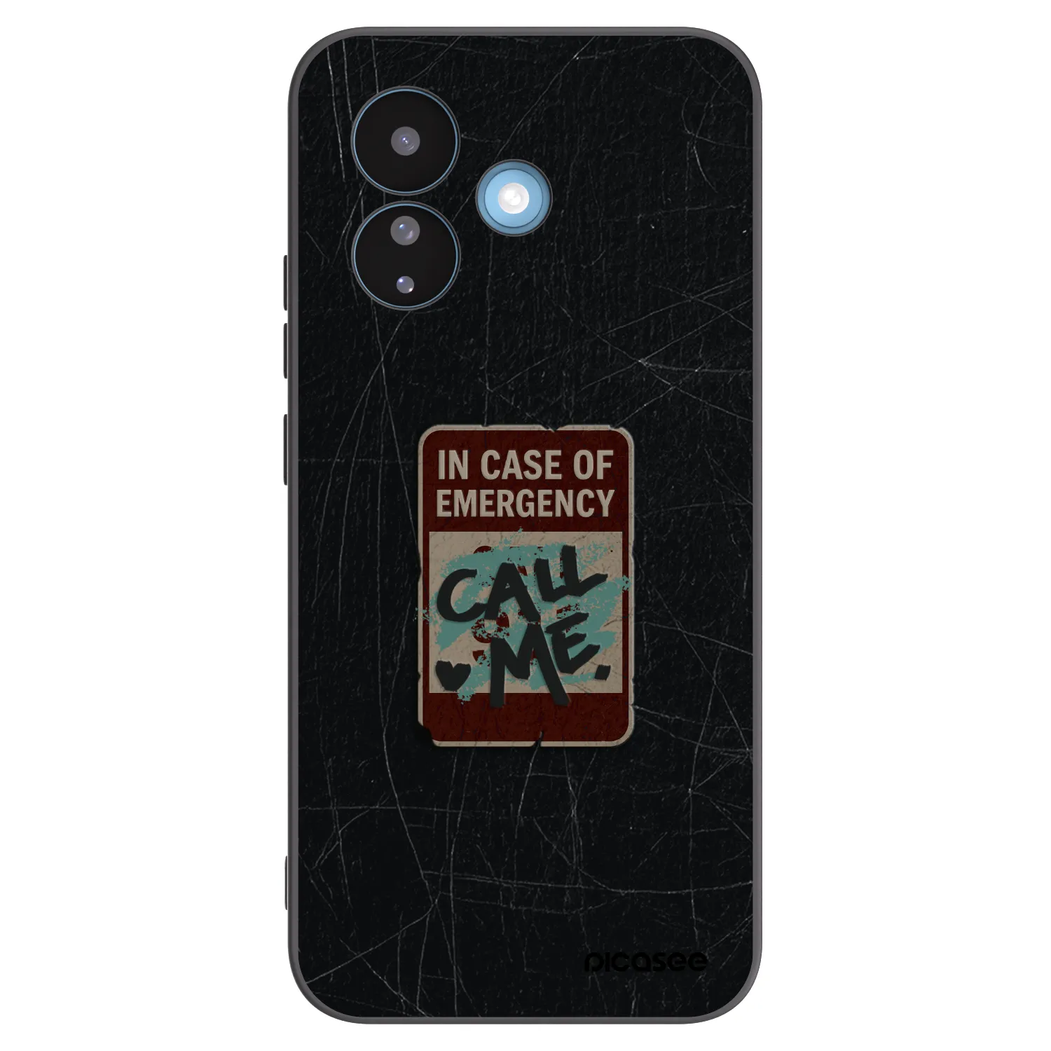 Picasee Xiaomi Redmi Note 17 Pro 5G Hülle - Schwarzes Silikon - EMERGENCY