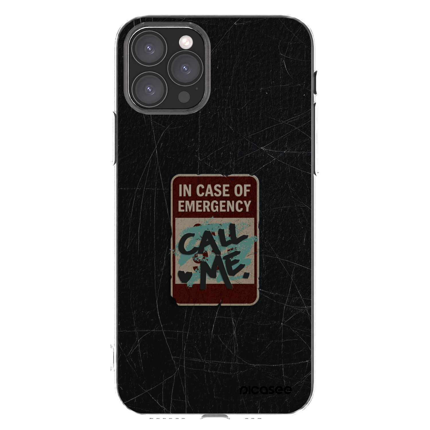 Picasee Apple iPhone 11 Pro Hülle - Transparentes Silikon - EMERGENCY