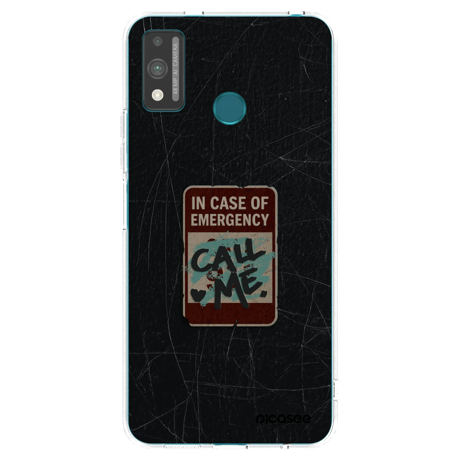 Picasee Honor 9X Lite Hülle - Transparentes Silikon - EMERGENCY