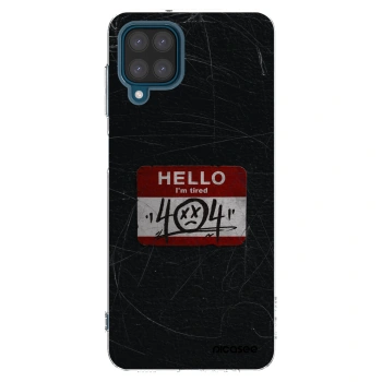 Picasee Samsung Galaxy A12 A125F Hülle - Transparentes Silikon - HELLO 404