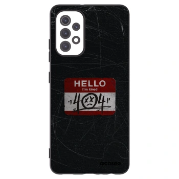Picasee Samsung Galaxy A32 5G A326B Hülle - Schwarzes Silikon - HELLO 404