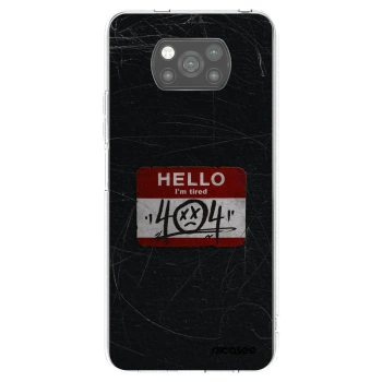 Picasee Xiaomi Poco X3 Pro Hülle - Schwarzes Silikon - HELLO 404