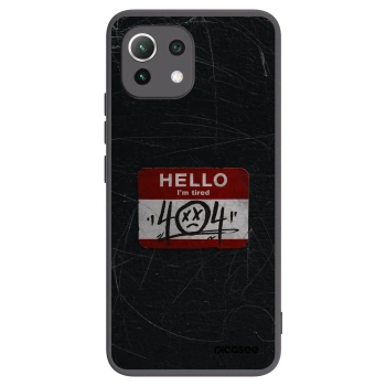 Picasee Xiaomi Mi 11 Lite Hülle - Schwarzes Silikon - HELLO 404