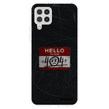 Picasee Samsung Galaxy A22 A225F 4G Hülle - Transparentes Silikon - HELLO 404