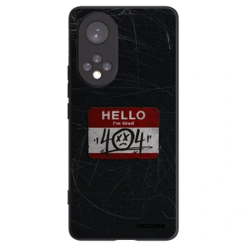 Picasee Honor 50 5G Hülle - Schwarzes Silikon - HELLO 404