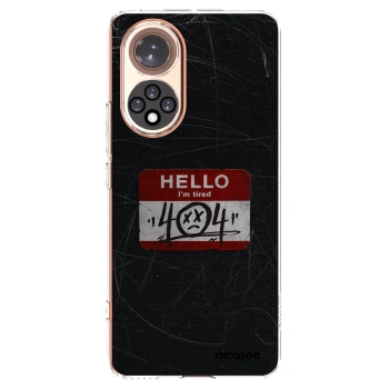Picasee Honor 50 5G Hülle - Transparentes Silikon - HELLO 404