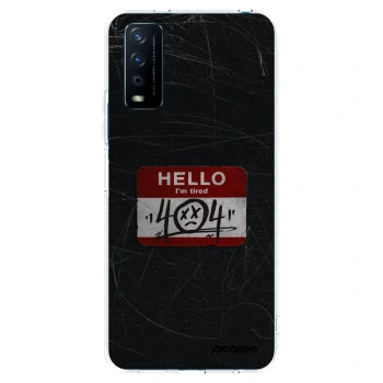 Picasee Vivo Y11s Hülle - Transparentes Silikon - HELLO 404