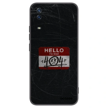 Picasee Vivo Y11s Hülle - Schwarzes Silikon - HELLO 404