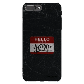 Picasee Apple iPhone 7 Plus Hülle - Transparentes Silikon - HELLO 404